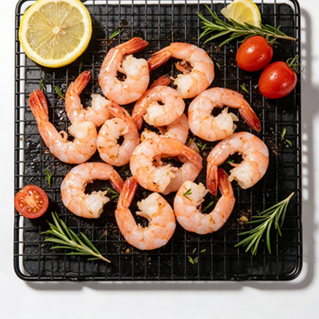Sweet Plump Cooked Shrimp