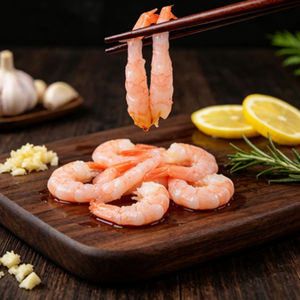 Sweet Plump Cooked Shrimp